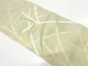 アンティーク　紗　芒模様織り出し袋帯（材料）